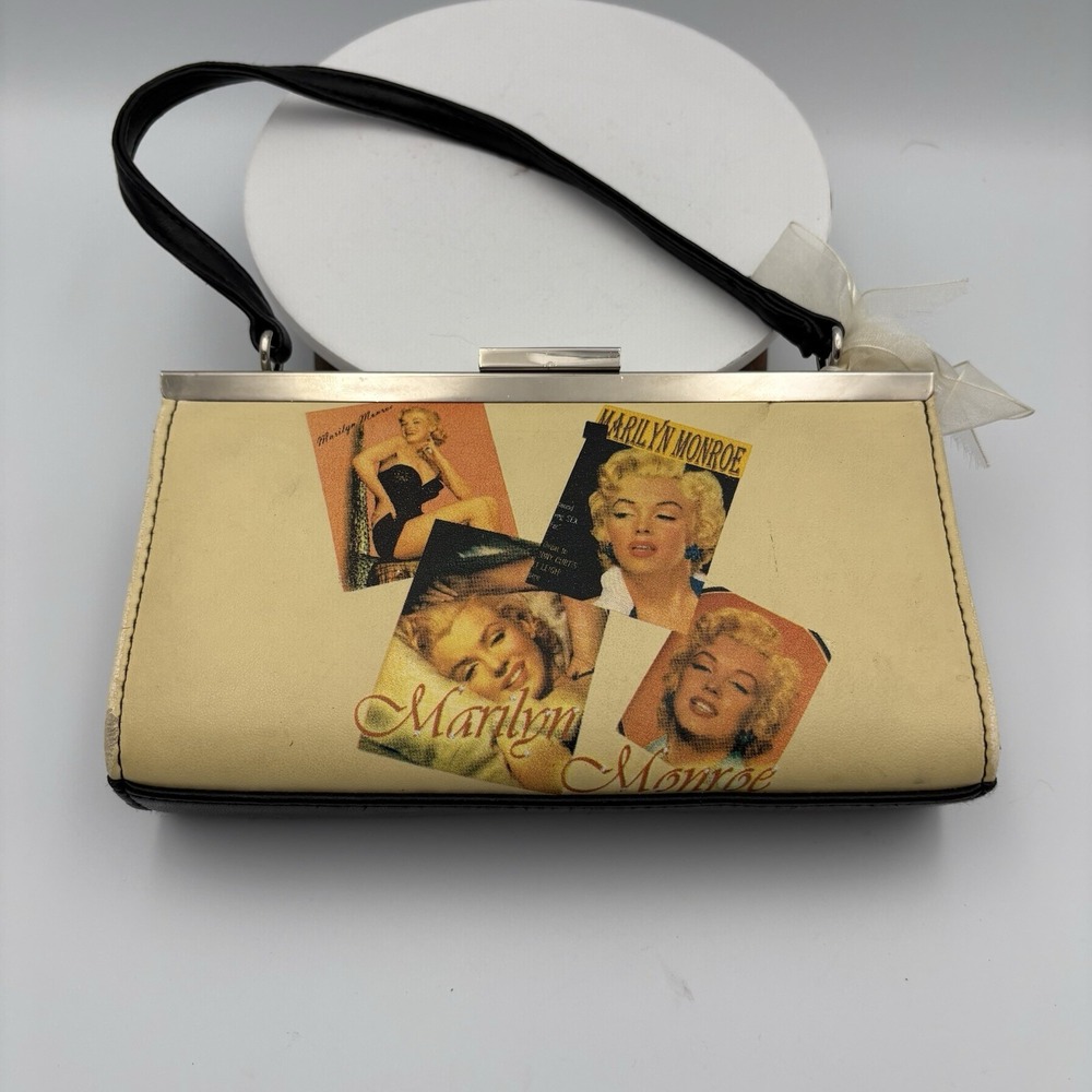 Marilyn Monroe Small Clutch Y2K Vintage Purse Bag Glam Pictures 7-1/2"x4"